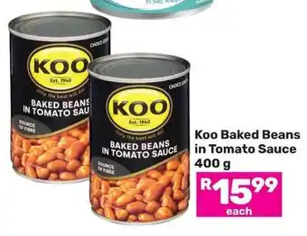 Game Koo Baked Beans in Tomato Sauce offer