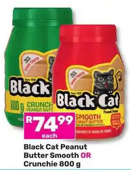 Game Black Cat Peanut Butter Smooth OR Crunchie offer