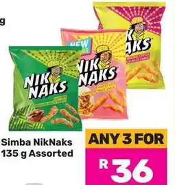Game Simba NikNaks Assorted offer