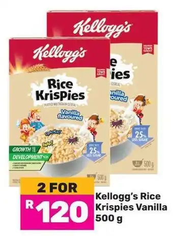 Game Kellogg's Rice Krispies Vanilla offer