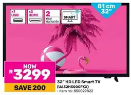 Game SAMSUNG 32" HD LED Smart TV offer