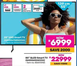 Game SAMSUNG 55" UHD Smart TV offer