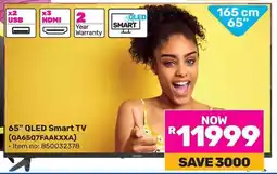 Game SAMSUNG 65" QLED Smart TV offer