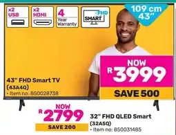 Game Hisense 43" FHD Smart TV offer