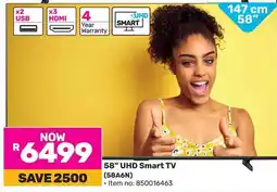 Game Hisense 58" UHD Smart TV offer