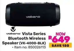 Game Volkano Vista Series Bluetooth Wireless Speaker offer