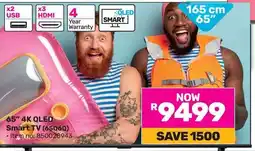 Game SAMSUNG 65" 4K QLED Smart TV offer