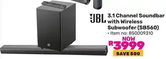 Game JBL 3.1 Channel Soundbar with Wireless Subwoofer offer