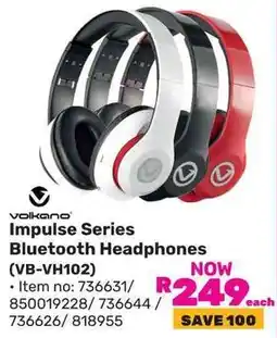 Game Volkano Impulse Series Bluetooth Headphones offer