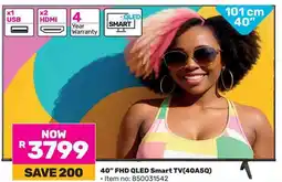 Game Hisense 40" FHD QLED Smart TV offer