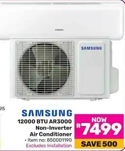 Game SAMSUNG 12000 BTU AR3000 Non-Inverter Air Conditioner offer