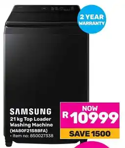 Game SAMSUNG Top Loader Washing Machine offer