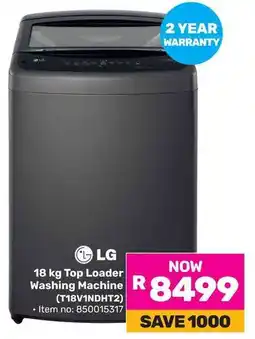 Game LG Top Loader Washing Machine offer