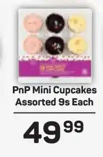 Pick n Pay PnP Mini Cupcakes Assorted 9s Each offer