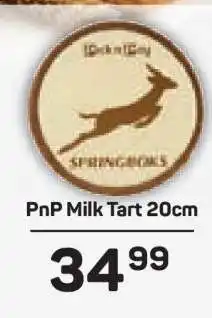 Pick n Pay PnP Milk Tart 20cm offer