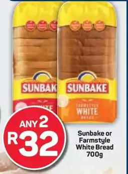 Pick n Pay Sunbake or Farmstyle White Bread 700g offer