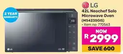 Game LG Neochef Solo Microwave Oven offer