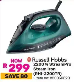 Game Russell Hobbs 2200 W StreamPro Steam Iron offer