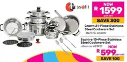 Game Tissolli Crown Stainless Steel Cookware Set offer