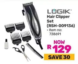 Game LOGIK Hair Clipper Set offer
