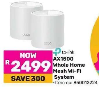 Game Tp-link AX1500 Whole Home Mesh Wi-Fi System offer