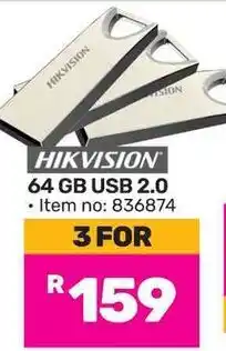 Game HIKVISION 64 GB USB 2.0 offer