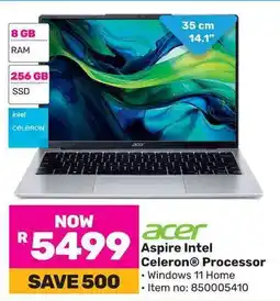 Game Acer Aspire Intel Celeron Processor offer