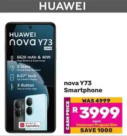 Game HUAWEI nova Y73 Smartphone offer