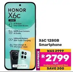 Game HONOR X6C 128GB Smartphone offer