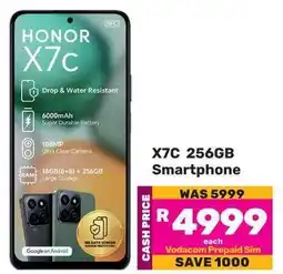 Game HONOR X7C 256GB Smartphone offer