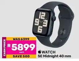 Game Apple Watch SE Midnight 40 mm offer