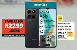 Checkers Honor X6b offer