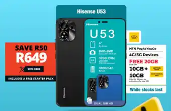 Checkers Hisense U53 offer