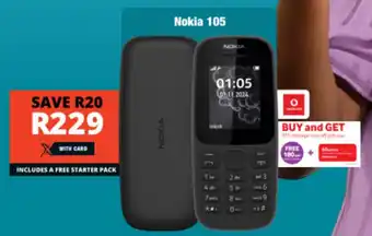 Checkers Nokia 105 offer