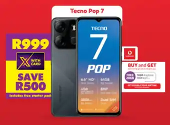 Shoprite Tecno Pop 7 offer