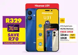 Shoprite Hisense U31 offer
