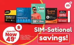 Shoprite Mtn/ telkom/ vodacom/ cell c/ k'nect mobile starter packs offer