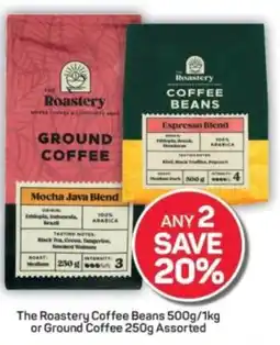 Pick n Pay The Roastery Coffee Beans or Ground Coffee Assorted offer