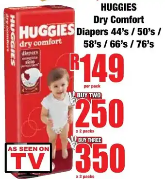 Boxer Superstores HUGGIES Dry Comfort Diapers offer