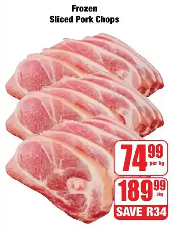 Boxer Superstores Frozen Sliced Pork Chops offer
