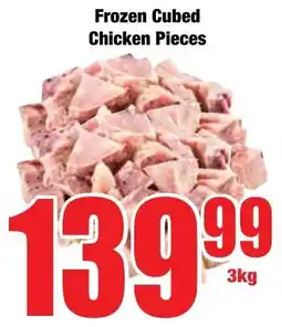 Boxer Superstores Frozen Cubed Chicken Pieces offer