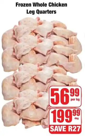 Boxer Superstores Frozen Whole Chicken Leg Quarters offer