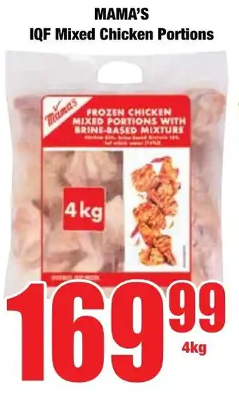 Boxer Superstores MAMA'S IQF Mixed Chicken Portions offer