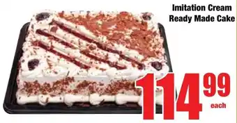 Boxer Superstores Imitation Cream Ready Made Cake offer