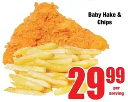 Boxer Superstores Baby Hake & Chips offer