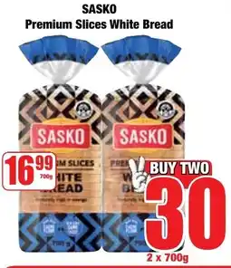 Boxer Superstores SASKO Premium Slices White Bread offer