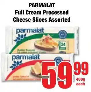 Boxer Superstores PARMALAT Full Cream Processed Cheese Slices Assorted offer