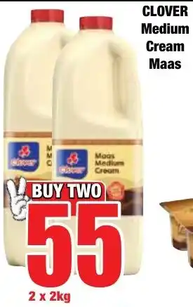 Boxer Superstores CLOVER Medium Cream Maas offer