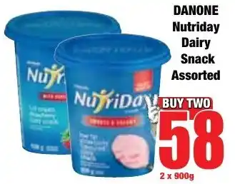 Boxer Superstores DANONE Nutriday Dairy Snack Assorted offer