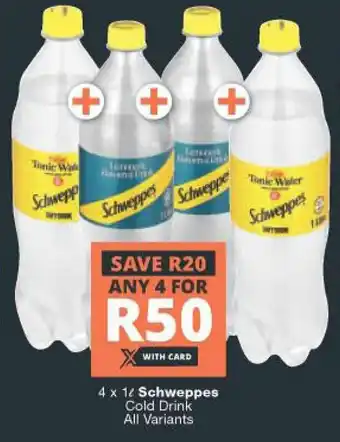 Scwippes Cold Drinks 4x1L